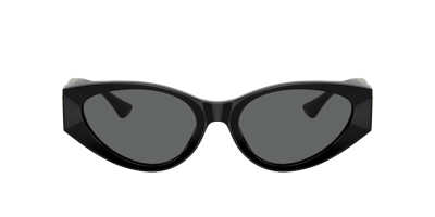 Shop Versace Woman Sunglasses Ve4454 In Dark Grey