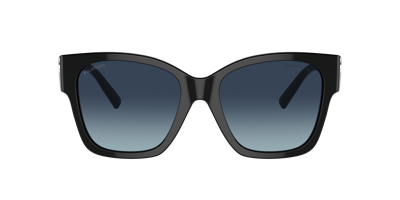 Tiffany & Co . Woman Sunglasses Tf4216f In Azure Gradient Dark Blue Polar