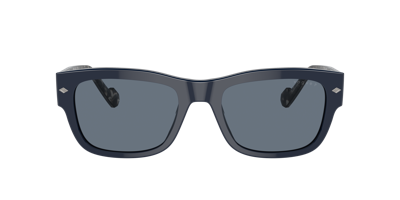 Shop Vogue Eyewear Man Sunglasses Vo5530s In Blue Polarized