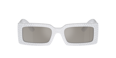 Dolce & Gabbana Dolce&gabbana Woman Sunglasses Dg4447b In Light Grey Mirror Silver