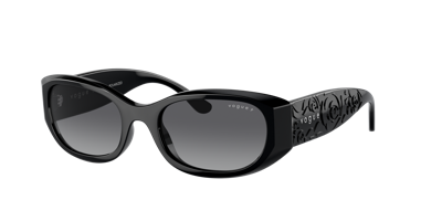Shop Vogue Eyewear Woman Sunglasses Vo5525s In Polarized Grey Gradient