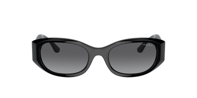 Shop Vogue Eyewear Woman Sunglasses Vo5525s In Polarized Grey Gradient