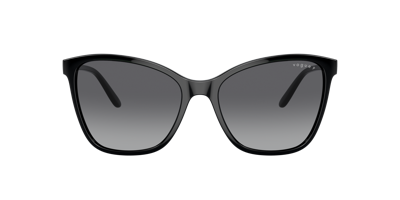 Vogue Eyewear Woman Sunglasses Vo5520s In Gradient Grey Polarized