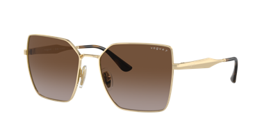 Shop Vogue Eyewear Woman Sunglass Vo4284s In Gradient Brown Polar