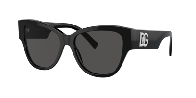 Shop Dolce & Gabbana Dolce&gabbana Woman Sunglass Dg4449 In Dark Grey