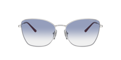 Vogue Eyewear Woman Sunglasses Vo4279s In Clear Gradient Light Blue