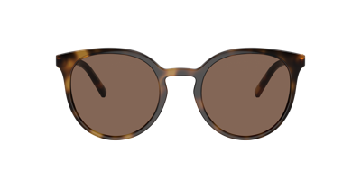 Shop Dolce & Gabbana Dolce&gabbana Woman Sunglass Dg6189u In Dark Brown