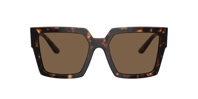 Shop Dolce & Gabbana Dolce&gabbana Woman Sunglass Dg4446b In Dark Brown