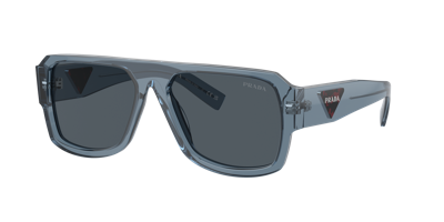 Shop Prada Man Sunglasses Pr 22ys In Dark Grey