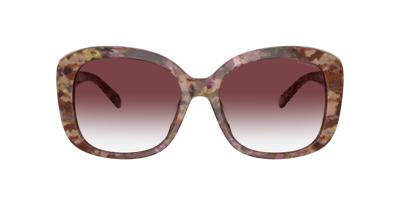 Coach Woman Sunglasses Hc8363u Ch564 In Purple Clear Gradient