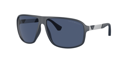 Shop Emporio Armani Man Sunglasses Ea4029 In Dark Blue