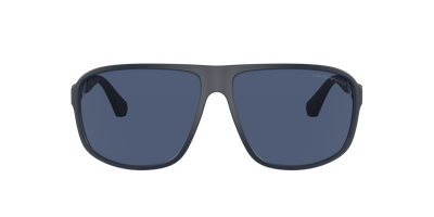 Shop Emporio Armani Man Sunglasses Ea4029 In Dark Blue
