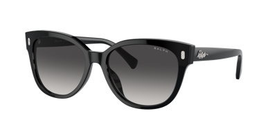 Shop Ralph Woman Sunglasses Ra5305u In Gradient Grey