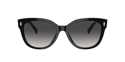 Shop Ralph Woman Sunglasses Ra5305u In Gradient Grey
