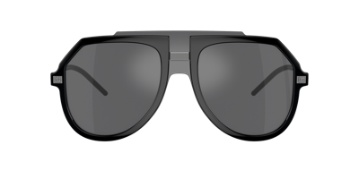 Dolce & Gabbana Dolce&gabbana Man Sunglasses Dg6195 In Grey Mirror Black