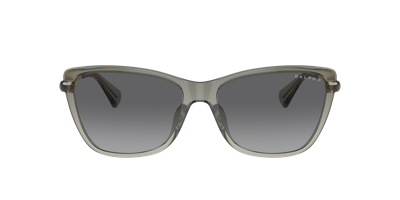 Ralph Woman Sunglasses Ra5308u In Light Grey Gradient Grey Polar