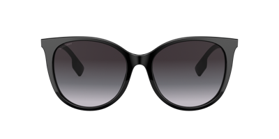 Burberry Woman Sunglasses Be4333f Alice In Grey Gradient