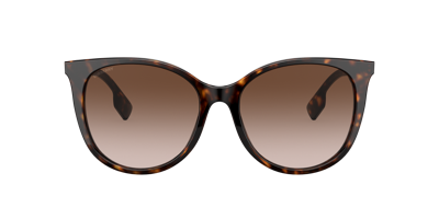 Burberry Woman Sunglasses Be4333f Alice In Brown Gradient
