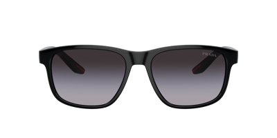 Prada Linea Rossa Man Sunglasses Ps 06ys In Grey Gradient