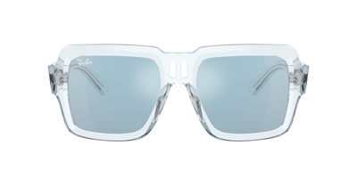 Ray Ban Ray In Light Blue,silver