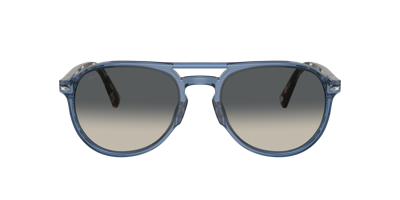 Persol Unisex Sunglasses Po3235s In Light Grey Gradient Dark Grey