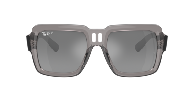 Ray Ban Ray In Silver,grey