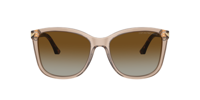 Shop Emporio Armani Woman Sunglasses Ea4060 In Gradient Brown Polar