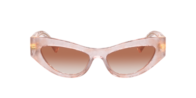 Shop Dolce & Gabbana Dolce&gabbana Woman Sunglass Dg4450 In Pink Gradient Pink