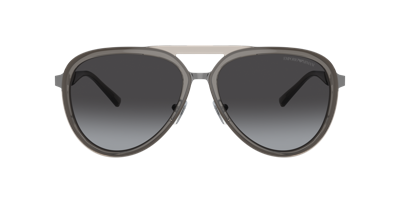 Shop Emporio Armani Man Sunglass Ea2145 In Gradient Grey