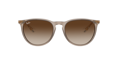 Ray Ban Ray-ban Erika 54mm Gradient Round Sunglasses In Brown