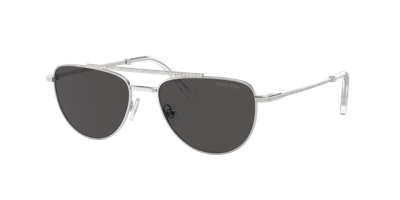 Shop Swarovski Woman Sunglasses Sk7007 In Dark Grey