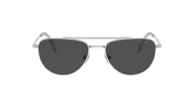 Shop Swarovski Woman Sunglasses Sk7007 In Dark Grey