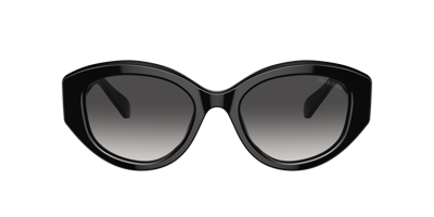 Swarovski Woman Sunglasses Sk6005 In Grey Gradient