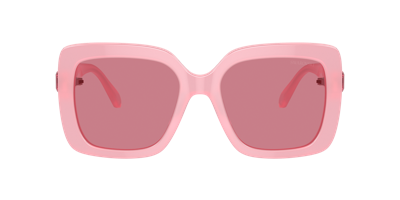 Shop Swarovski Woman Sunglasses Sk6001 In Pink Internal Mirror Silver
