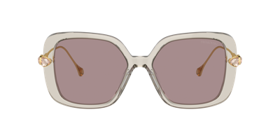 Shop Swarovski Woman Sunglasses Sk6011 In Violet
