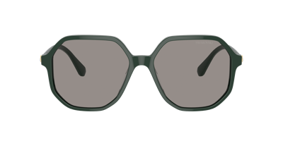 Swarovski Sk6003 Irregular-frame Gem-embellished Acetate Sunglasses In Transition Light Grey To Dark Grey