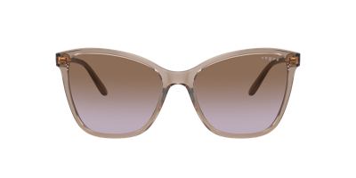 Vogue Eyewear Woman Sunglasses Vo5520s In Violet Gradient Brown