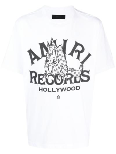 Shop Amiri White T-shirt With Graphic Print
