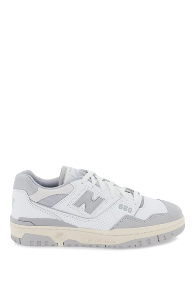 Shop New Balance 550 Sneakers In White, Grey