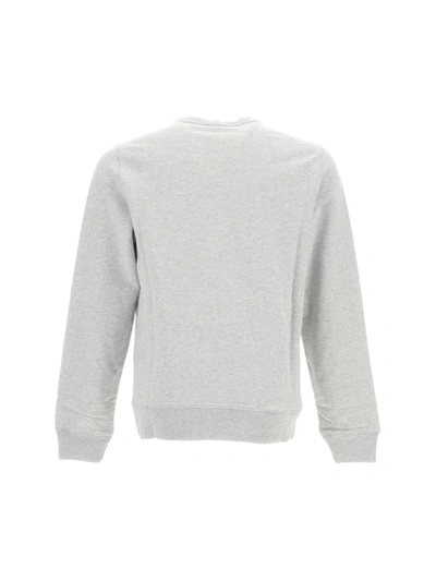 Shop Maison Kitsuné Sweaters In Light Grey Melange
