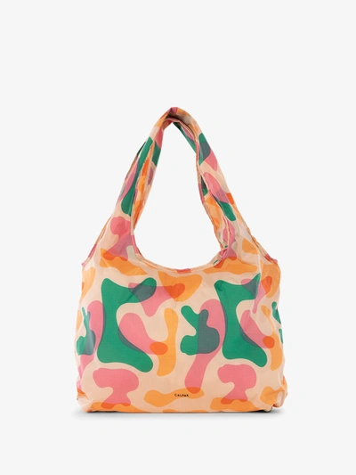 Shop Calpak Compakt Tote Bag In Modern Abstract