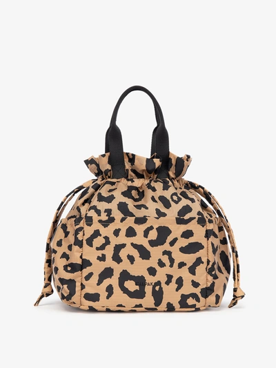 Shop Calpak Insulated Lunch Bag In Cheetah