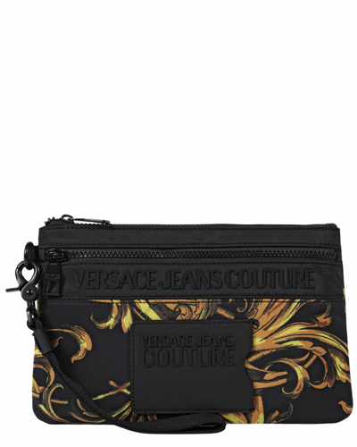 Shop Versace Jeans Couture Pouch In Black