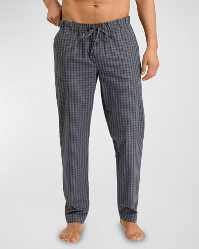 Shop Hanro Men's Night & Day Woven Pant In Casual Check