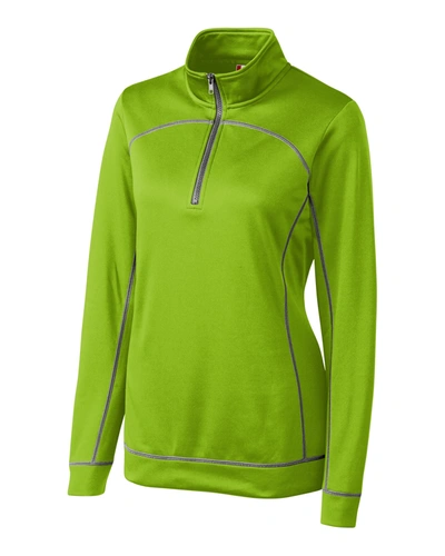 Clique Ladies Helsa Full Zip Jacket In Green