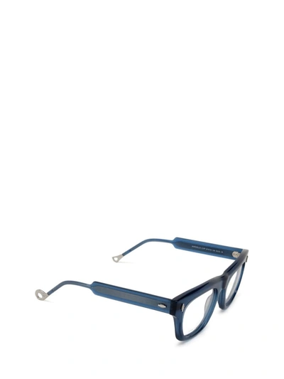 Shop Eyepetizer Eyeglasses In Transparent Blue