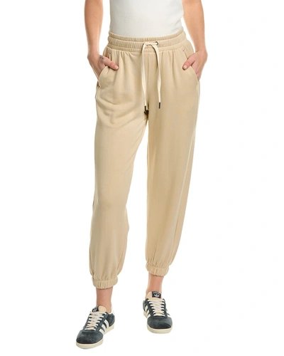 Shop Johnny Was Calme Forward Side Seam Jogger Pant In Beige