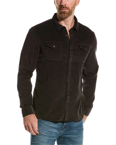 Shop John Varvatos Dale Western Sport Shirt In Black