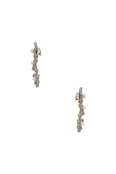 Shop Rosantica Gaia Dangle Earrings In Crystal