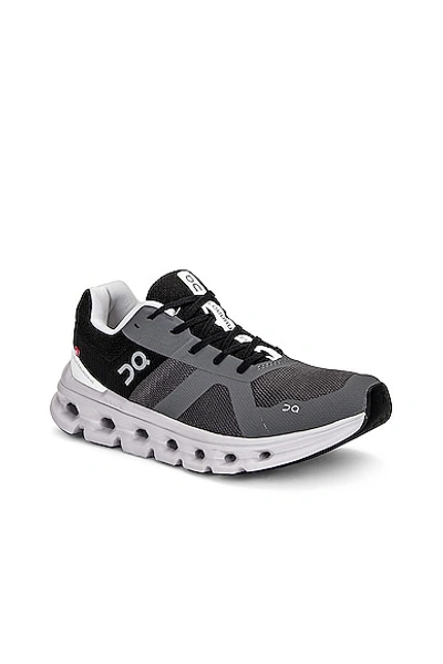 On Women's Cloudrunner Training Sneakers In Eclipse & Black